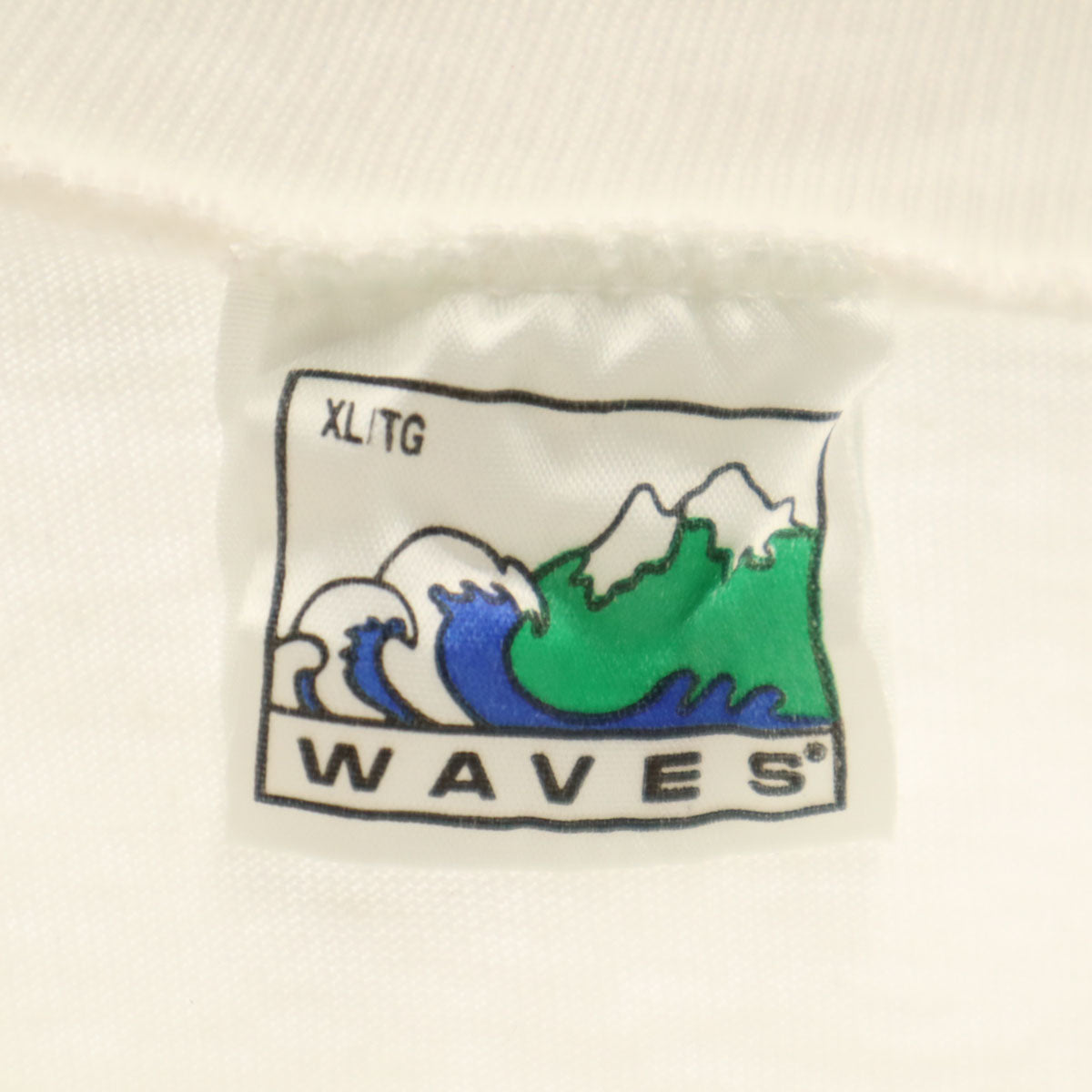 WAVES 90s カナダ製 オールド Tofino B.C. 半袖 Tシャツ XL ホワイト シングルステッチ メンズ