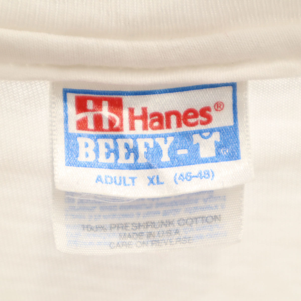 Hanes ヘインズ 90s USA製 オールド RED BARON プリント 半袖 Tシャツ XL ホワイト シングルステッチ 戦闘機 レッドバロン BEEFY-T メンズ