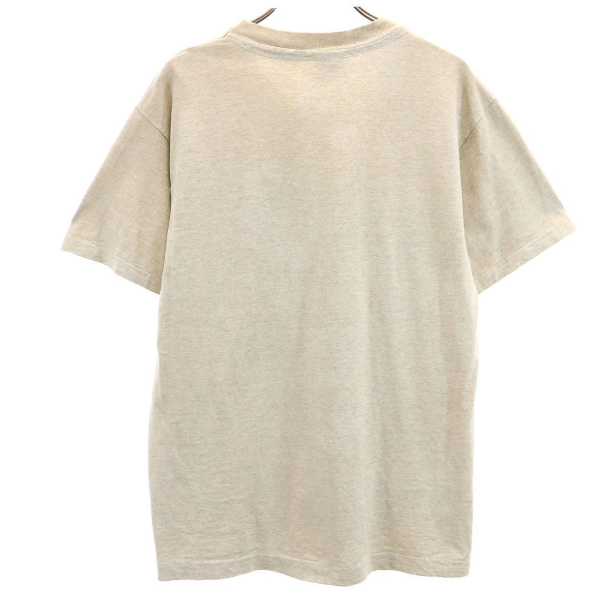 anvil アンヴィル 90s USA製 オールド オオカミ プリント 半袖 Tシャツ M グレー系 シングルステッチ アニマル柄 メンズ