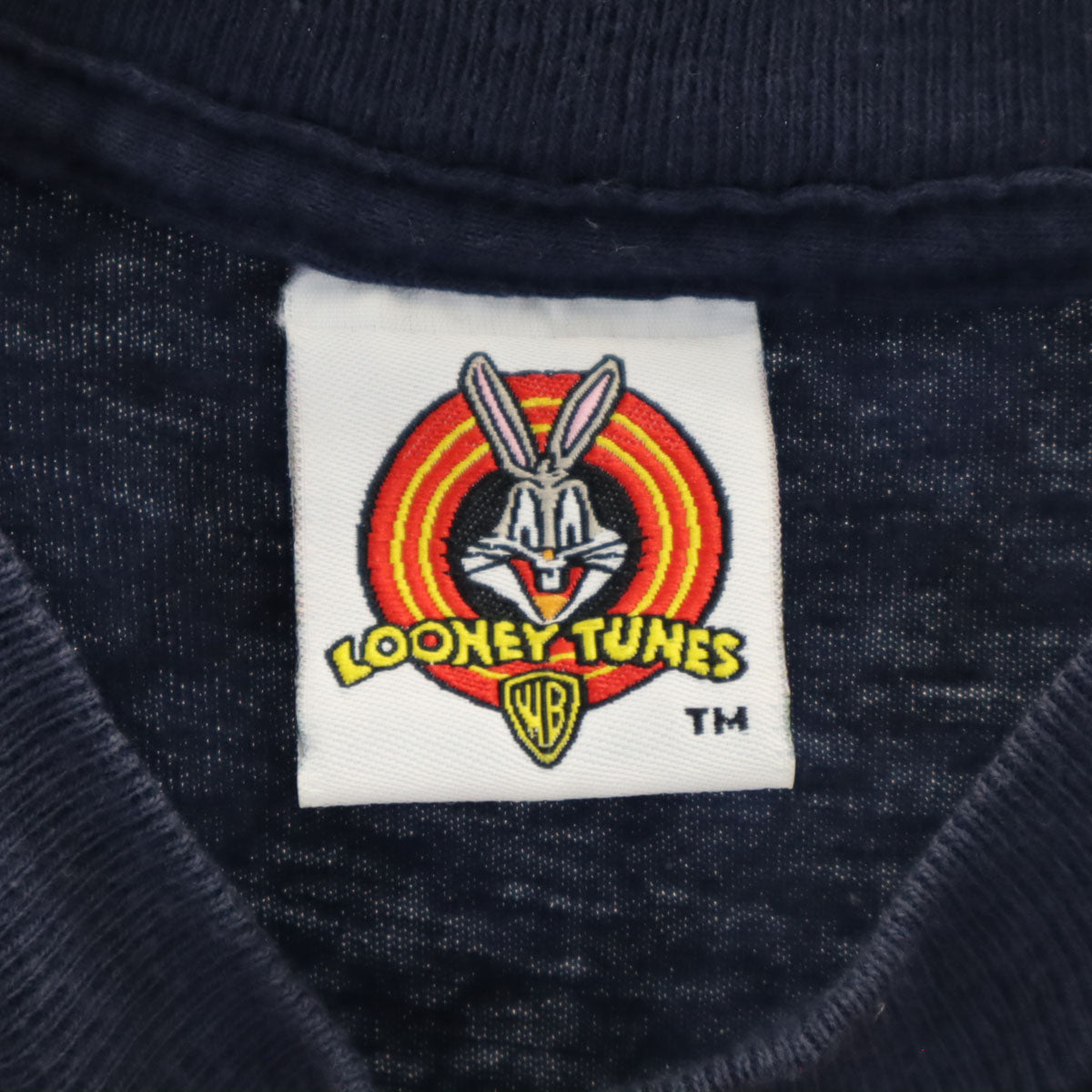 LOONEY TUNES ルーニーテューンズ プリント 半袖 Tシャツ L(14-16) ネイビー キッズ