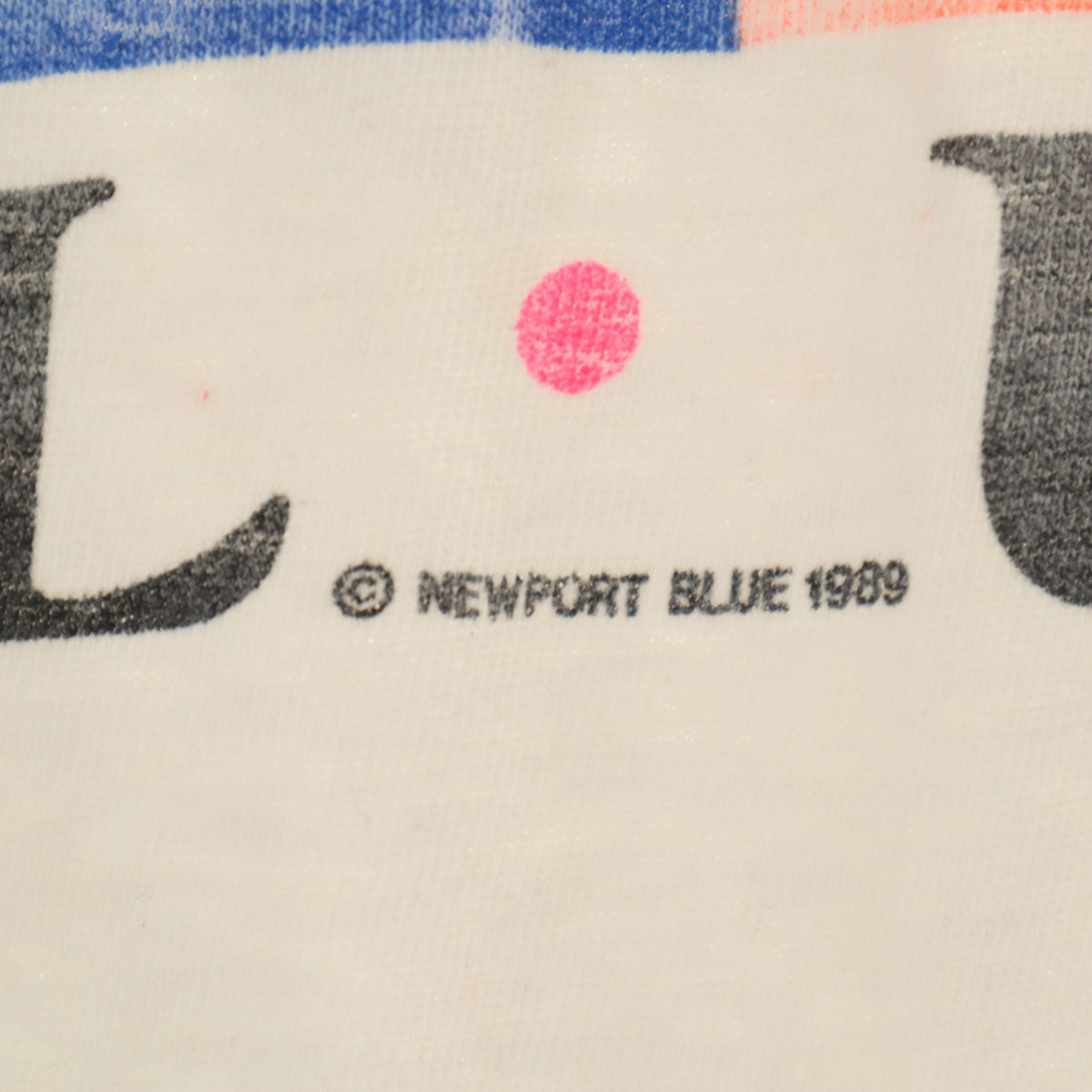 NEWPORT ニューポート 80s USA製 ヴィンテージ 半袖 Tシャツ XL ホワイト系 シングルステッチ メンズ