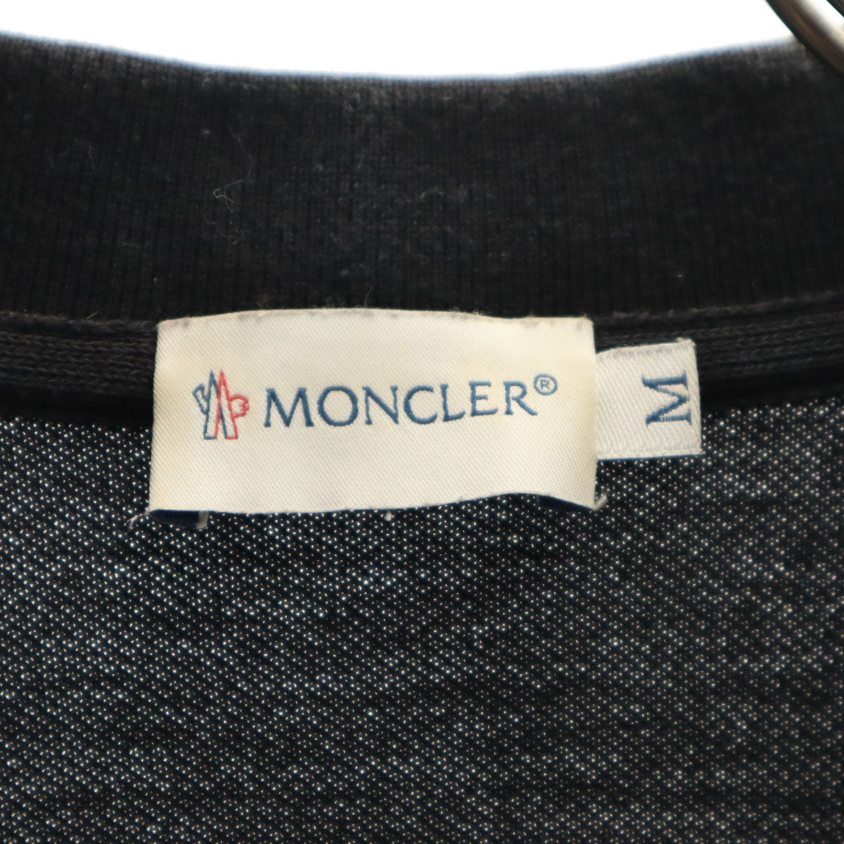 MONCLER モンクレール 半袖 ポロシャツ M ブラック MAGLIA POLO MANICA CORTA メンズ