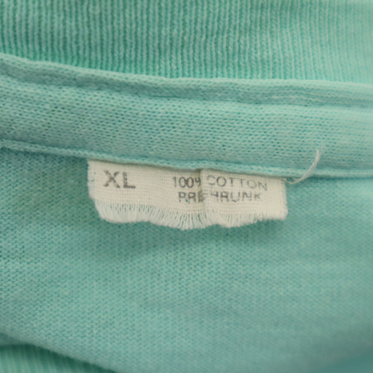 OLD オールド 90s バックプリント ダイビング オクトパス 半袖 Tシャツ XL ミント系 シングルステッチ 蛸 亀 メンズ