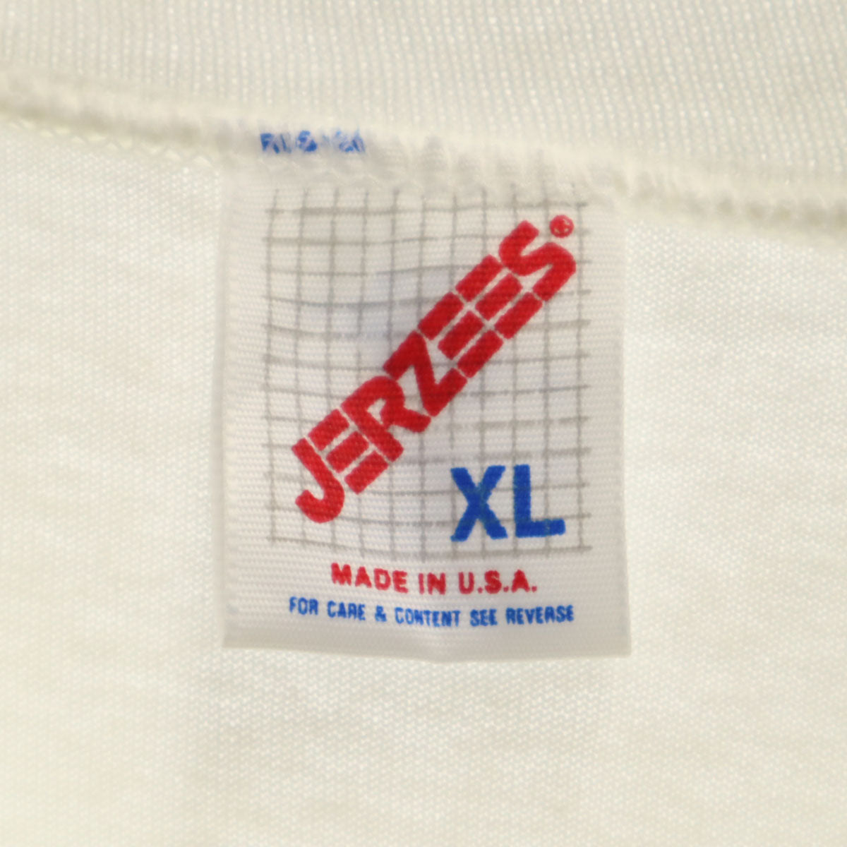 JERZEES ジャージーズ 90s USA製 オールド UAB 半袖 Tシャツ XL ホワイト メンズ