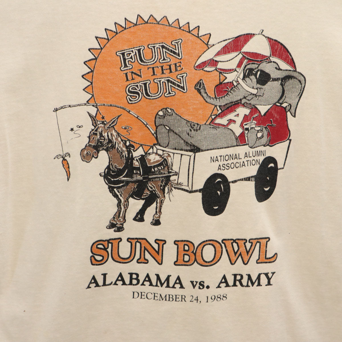 FRUIT OF THE LOOM フルーツオブザルーム 90s USA製 オールド バックプリント エレファント 半袖 Tシャツ XL ホワイト シングルステッチ 象 馬 アニマル メンズ