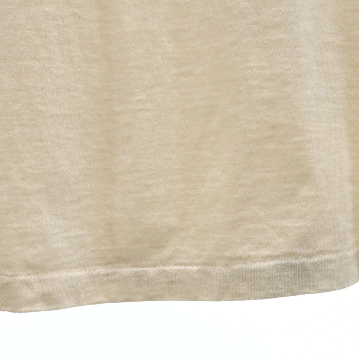 COTTON DELUXE コットンデラックス 90s USA製 オールド メッセージ 半袖 ヘンリーネック Tシャツ XL ベージュ シングルステッチ IRISH メンズ