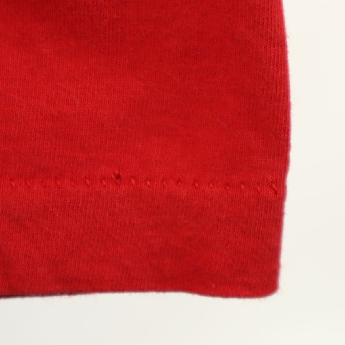 OLD オールド 90s 半袖 Tシャツ L レッド シングルステッチ ポケT 無地 メンズ