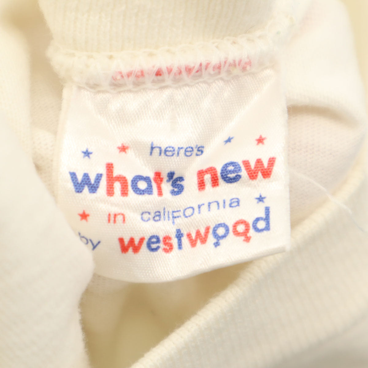 What's new 90s オールド 半袖 Tシャツ ホワイト シングルステッチ メンズ