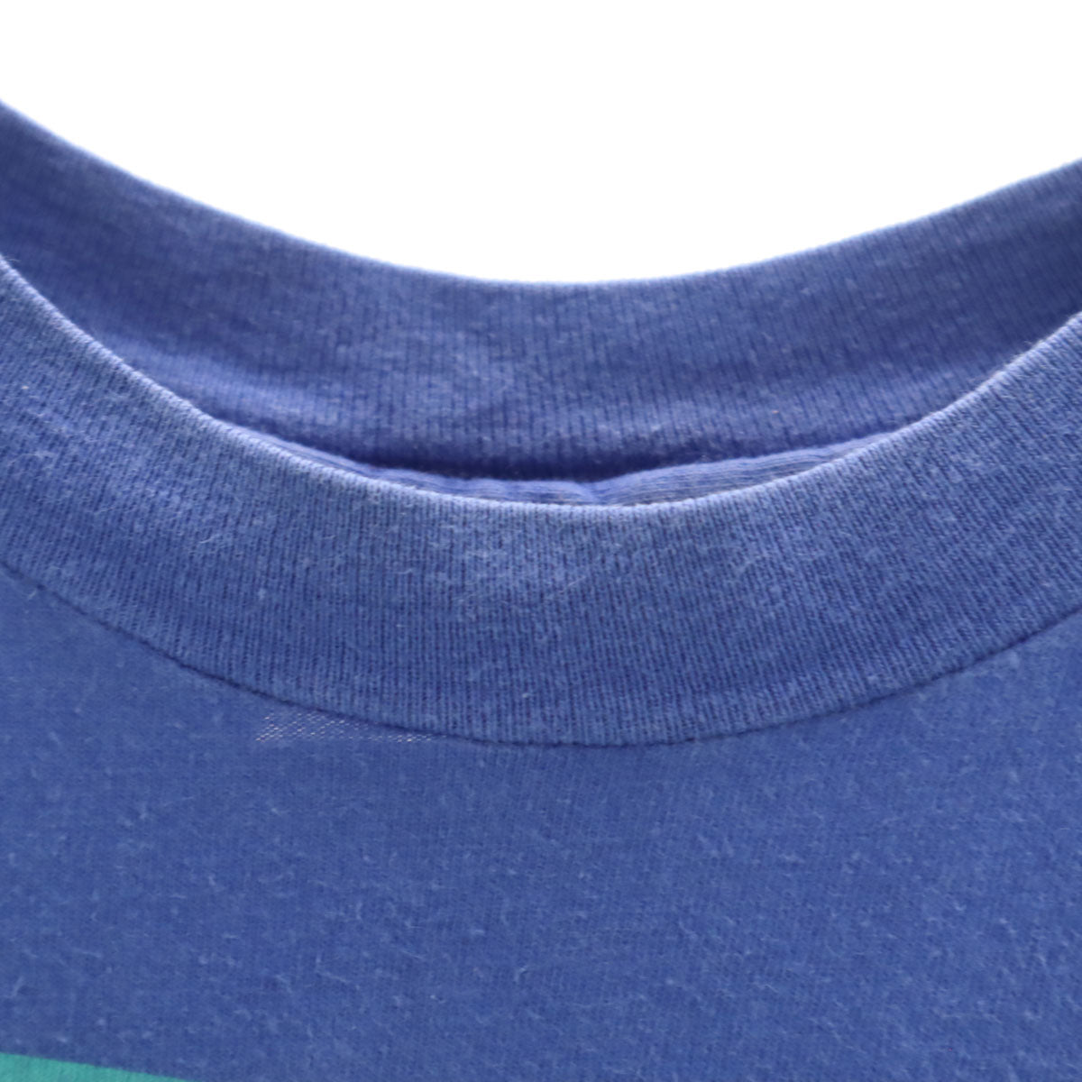 Hanes ヘインズ 80s 90s USA製 オールド 半袖 Tシャツ XL ブルー シングルステッチ メンズ