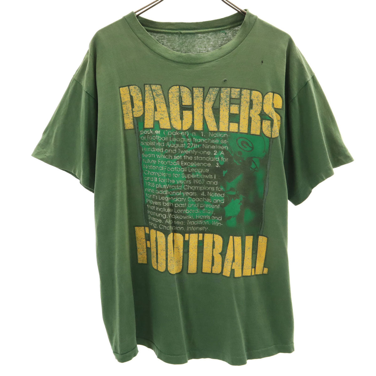 OLD オールド 90s 半袖 Tシャツ グリーン シングルステッチ メンズ