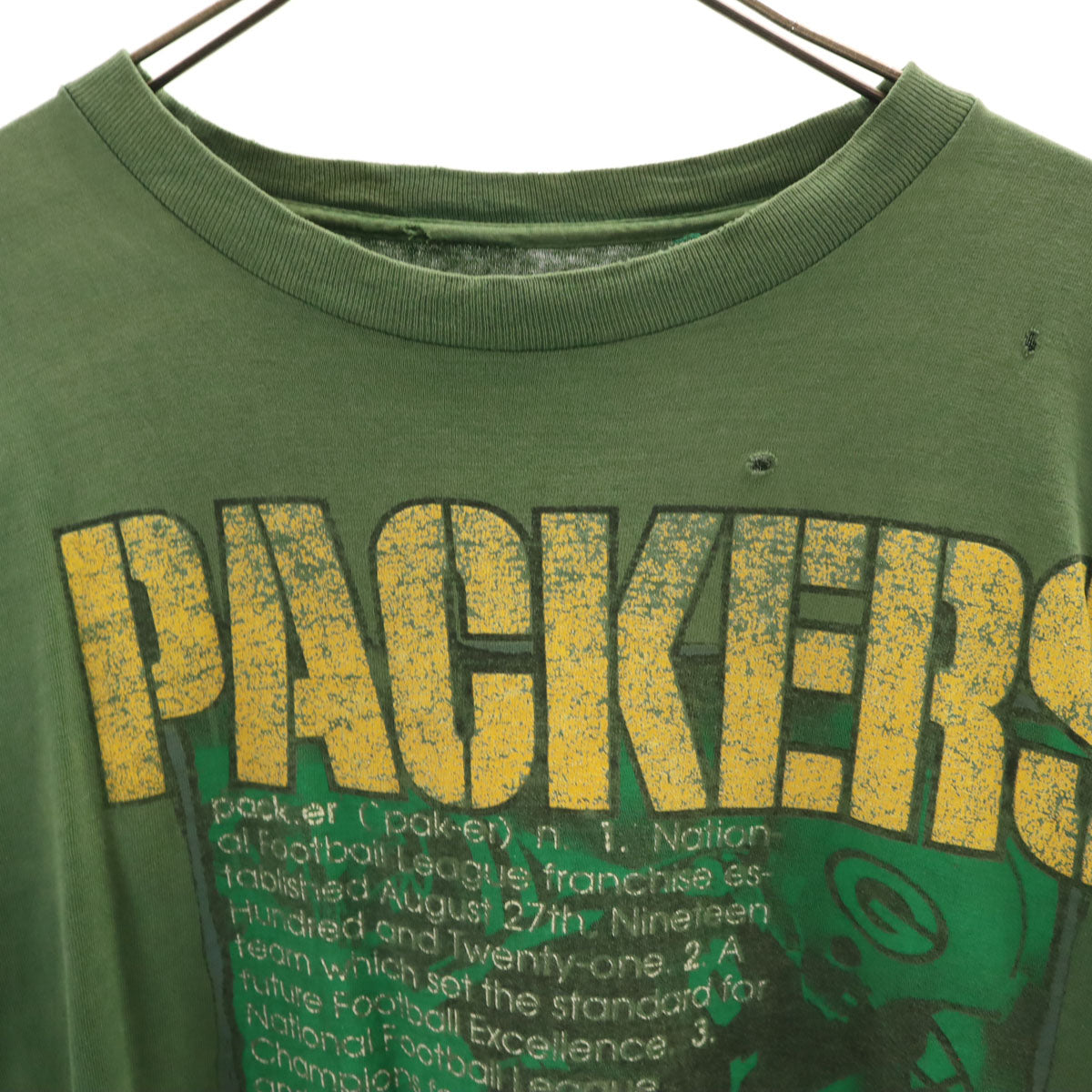 OLD オールド 90s 半袖 Tシャツ グリーン シングルステッチ メンズ