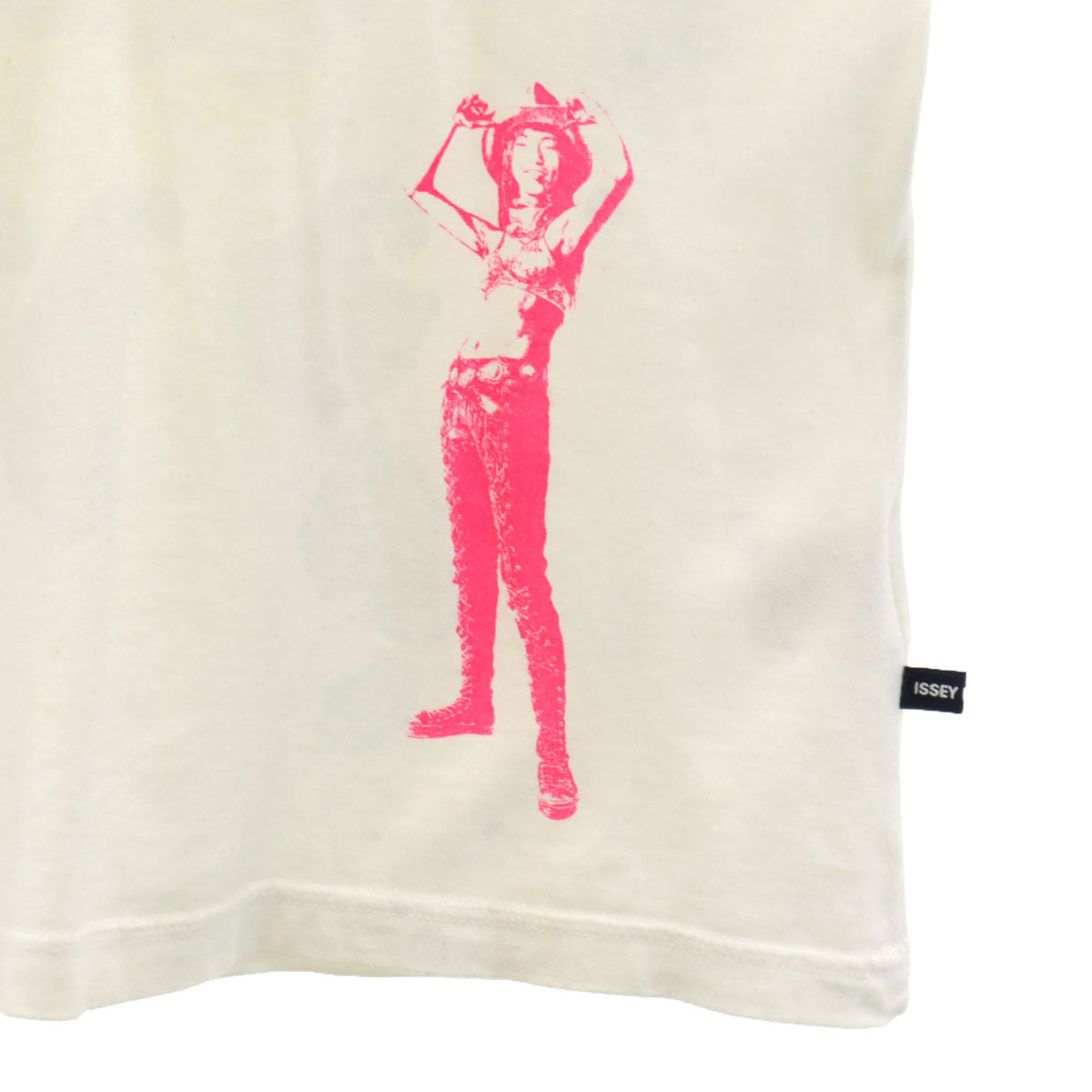 ISSEY MIYAKE イッセイミヤケ 日本製 半袖 Tシャツ 2 ホワイト レディース