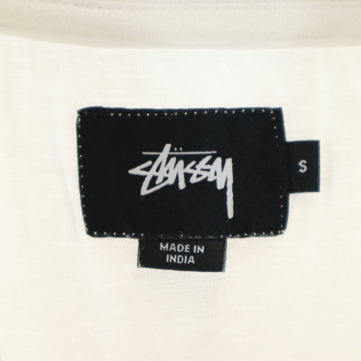 STUSSY ステューシー 半袖 ポケット付き Tシャツ S ホワイト メンズ