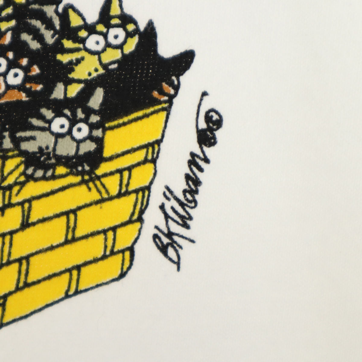 Crazy Shirt クレイジーシャツ 90s オールド USA製 プリント 半袖 ADOPT-A-CAT Tシャツ M ホワイト メンズ