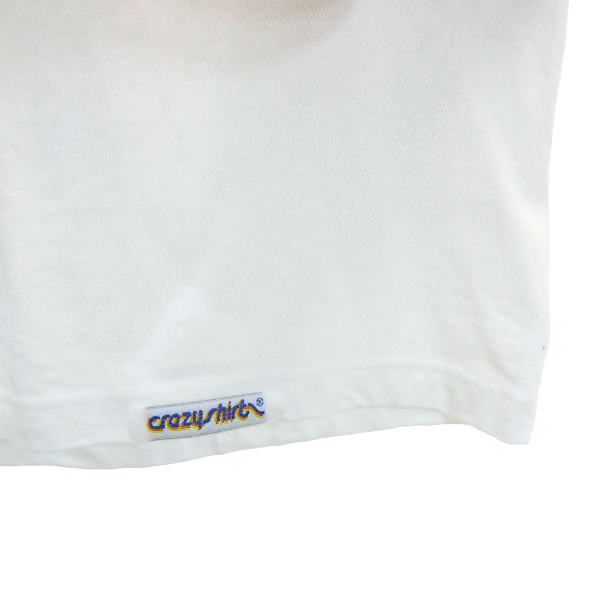 Crazy Shirt クレイジーシャツ 90s オールド USA製 プリント 半袖 ADOPT-A-CAT Tシャツ M ホワイト メンズ