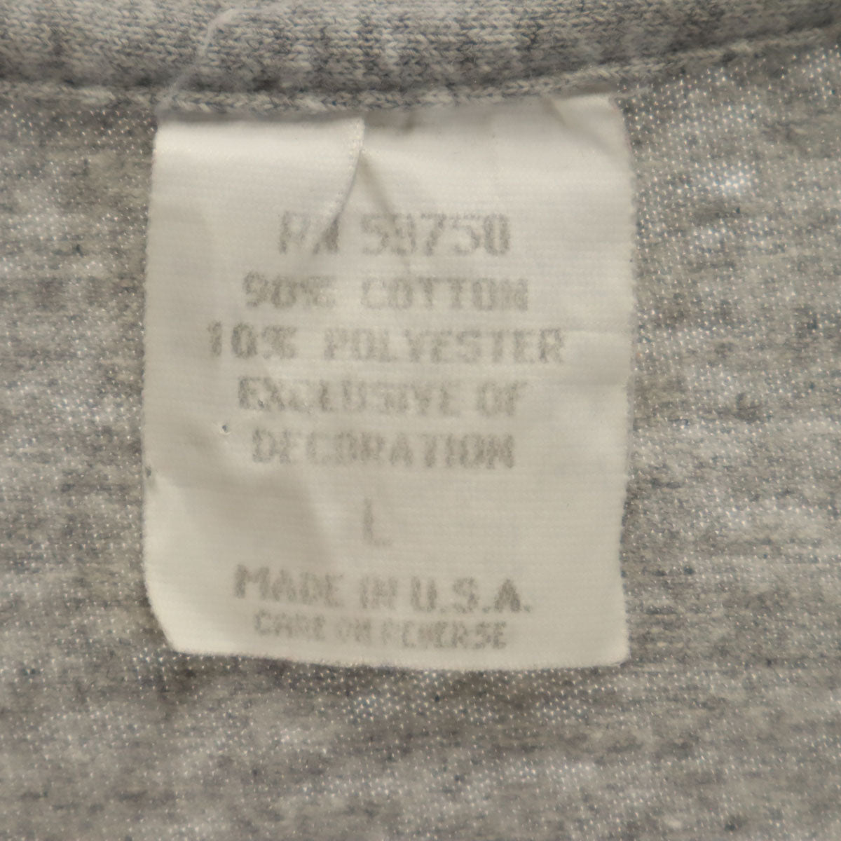 US ARMY 90s USA製 オールド 半袖 Tシャツ L グレー シングルステッチ メンズ