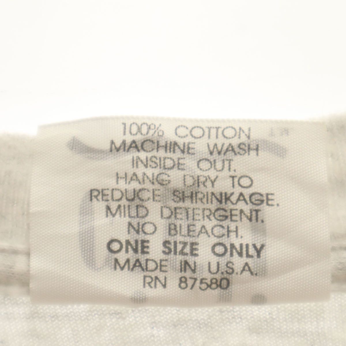 cigli 90s USA製 オールド メッセージ 半袖 Tシャツ ONE SIZE グレー シングルステッチ ビッグサイズ メンズ