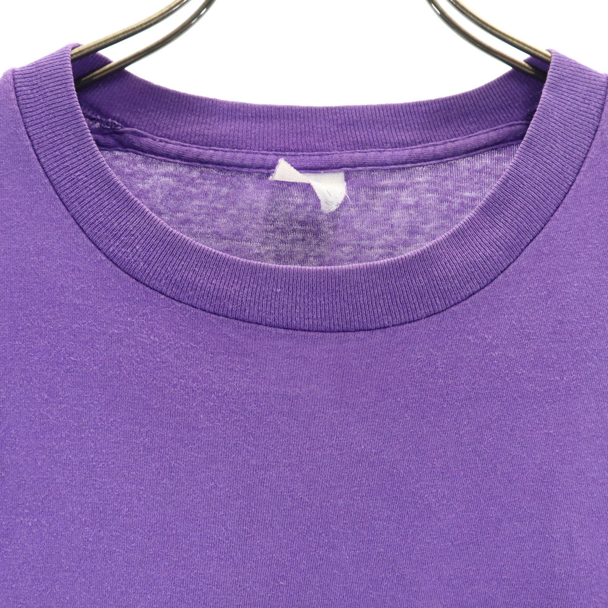 BVD 90s オールド 半袖 Tシャツ M パープル シングルステッチ ポケT 無地 メンズ