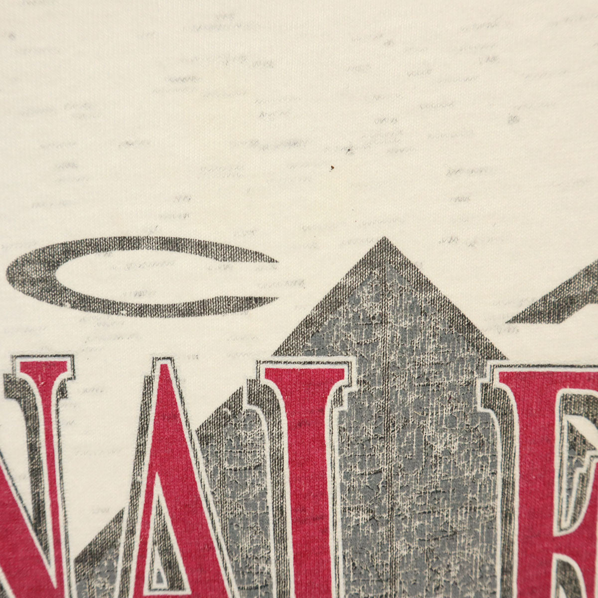 TRENCH トレンチ 90s USA製 オールド NCAA アーカンソー・レイザーバックス 半袖 Tシャツ XL グレー シングルステッチ バスケットボール メンズ