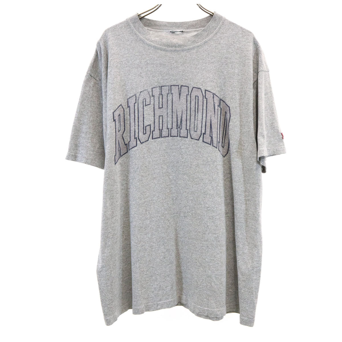 90s オールド カレッジ RICHMOND 半袖 Tシャツ グレー シングルステッチ メンズ