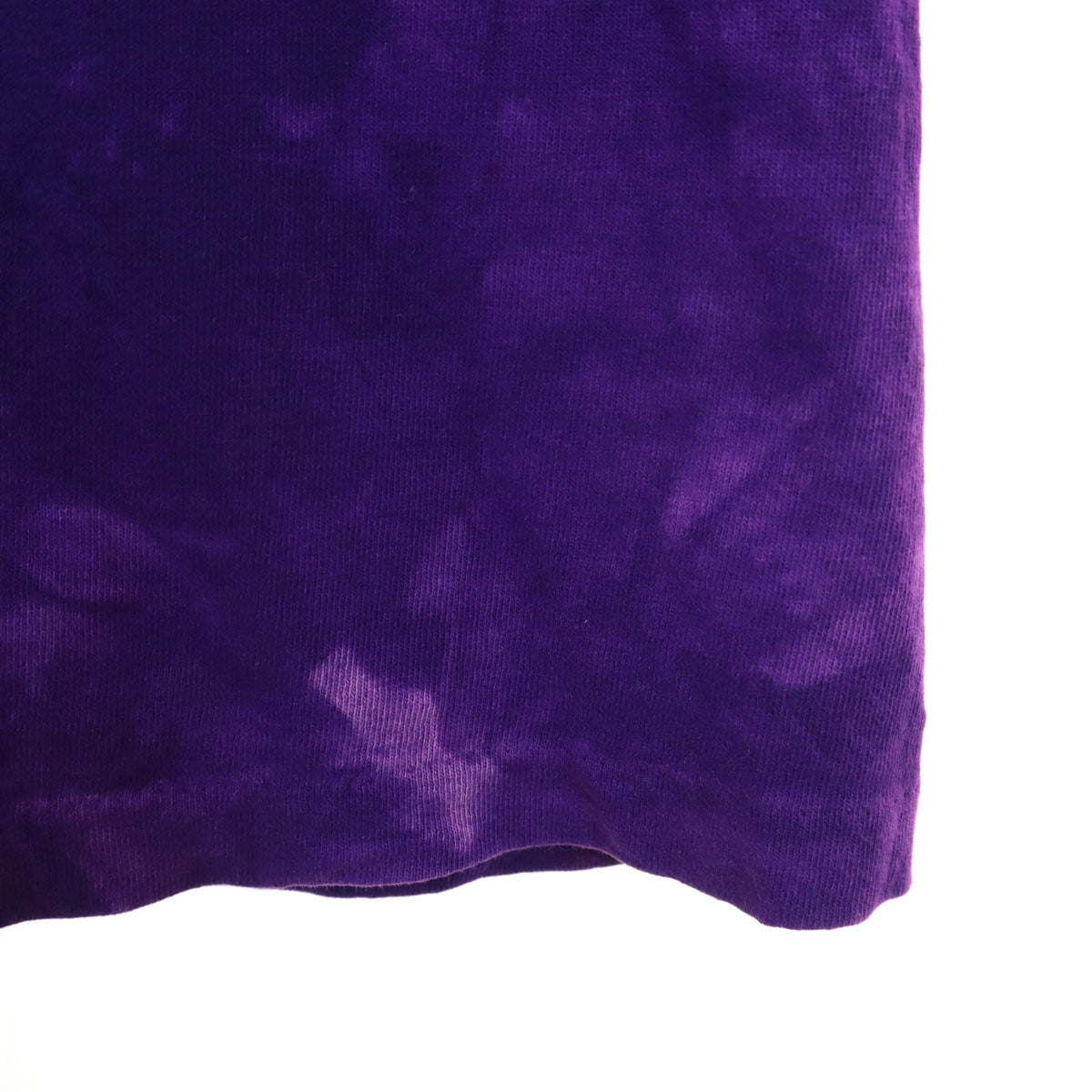 90s オールド ネイティブ プリント 半袖 Tシャツ パープル シングルステッチ タイダイ メンズ