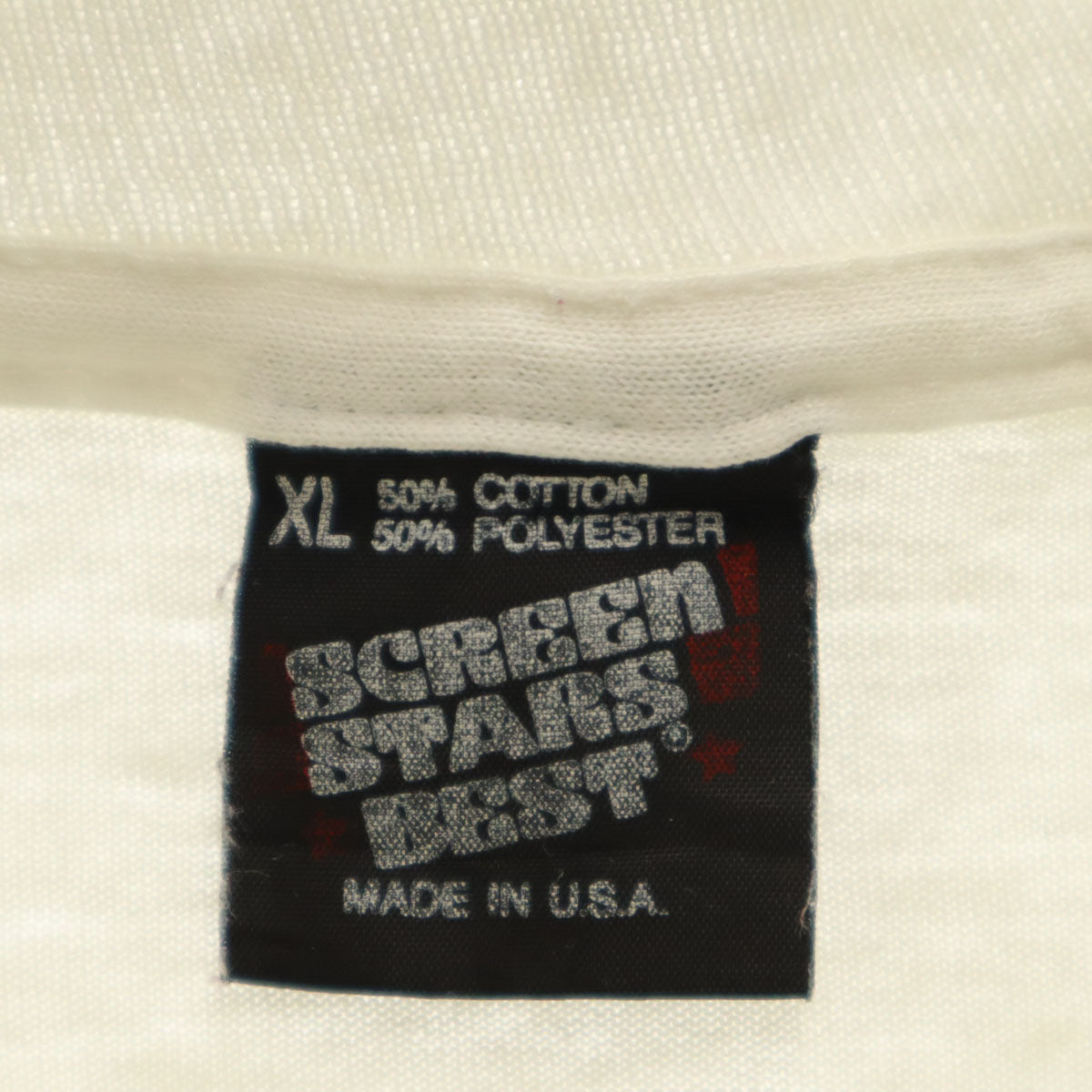 SCREEN STARS BEST スクリーンスターズベスト 90s USA製 オールド BRILLIANT 半袖 Tシャツ XL アイボリー シングルステッチ メンズ