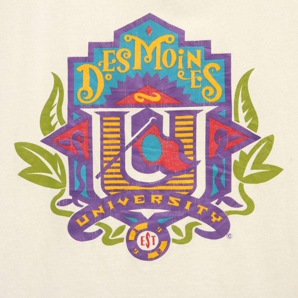 RUSSELL ATHLETIC ラッセルアスレチック 90s USA製 オールド DESMOINES 半袖 Tシャツ XL ホワイト メンズ