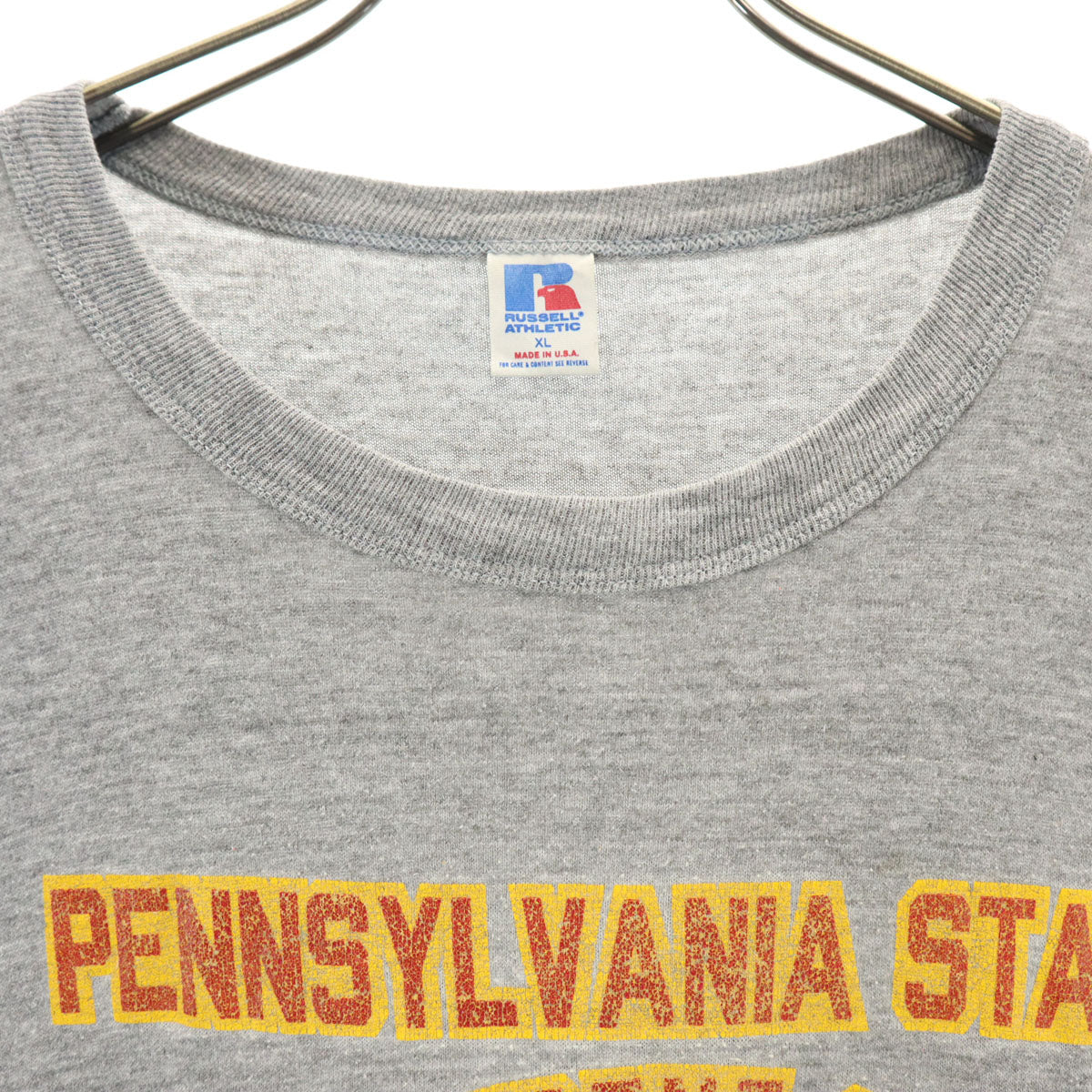 RUSSELL ATHLETIC ラッセルアスレチック 90s USA製 オールド 半袖 Tシャツ XL グレー メンズ