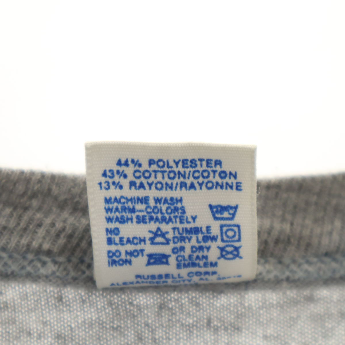 RUSSELL ATHLETIC ラッセルアスレチック 90s USA製 オールド 半袖 Tシャツ XL グレー メンズ