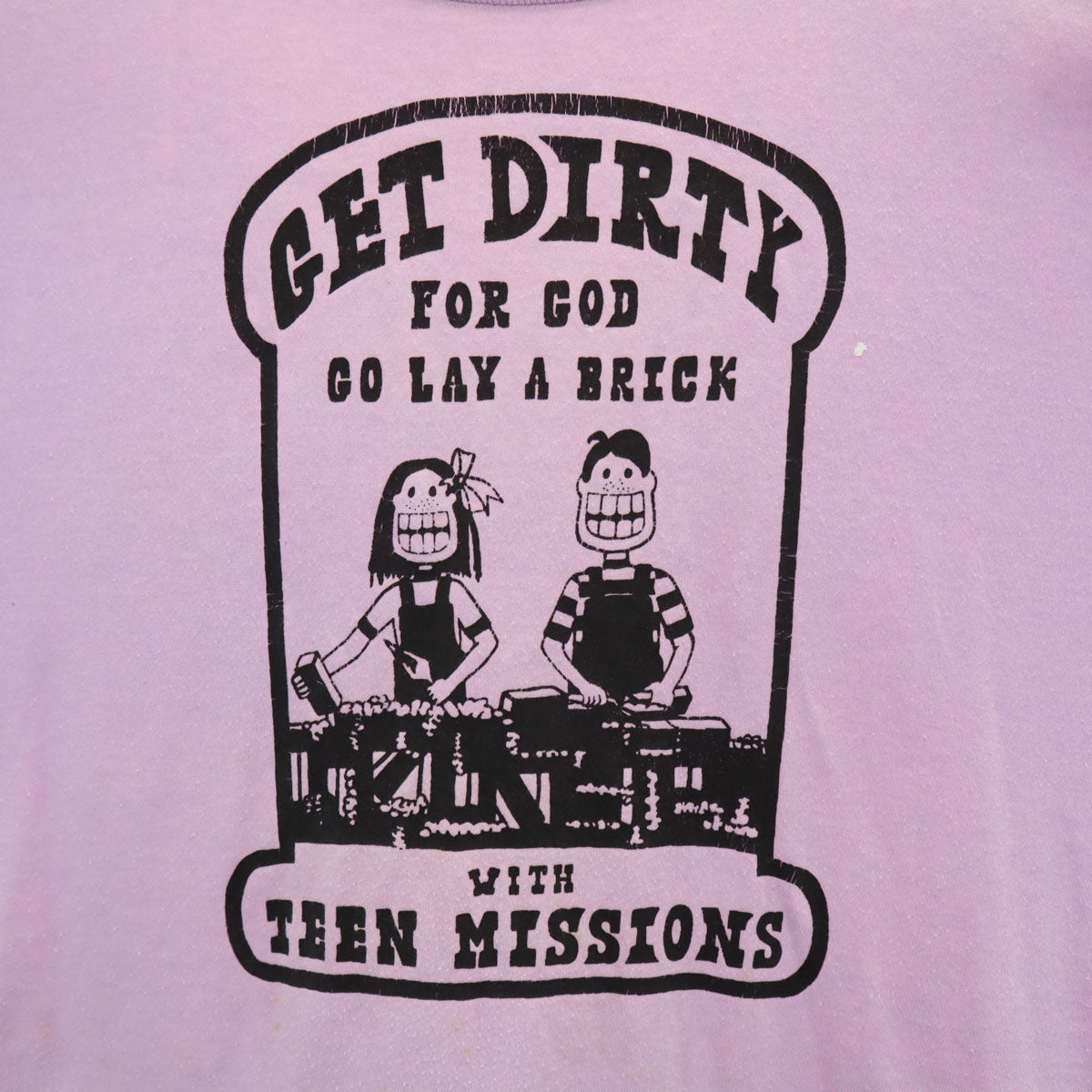 90s USA製 オールド 半袖 Tシャツ XL パープル系 メンズ