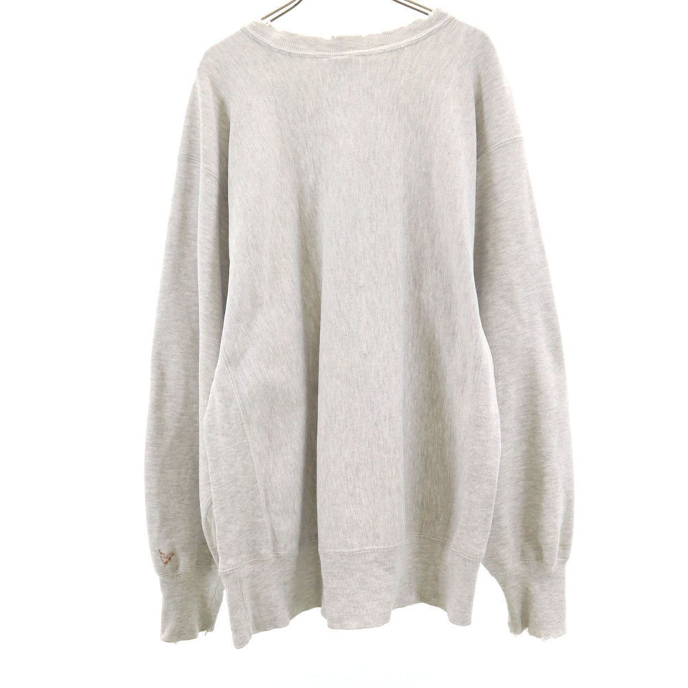 Champion チャンピオン 90s オールド 刺繍タグ リバースウィーブ 長袖 スウェット トレーナー XL グレージュ メンズ