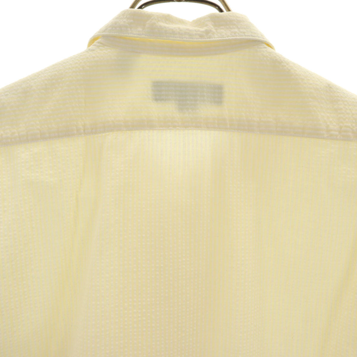 Polo by Ralph Lauren ポロバイラルフローレン 80s ヴィンテージ 緑タグ ボーイズ 半袖 オープンカラーシャツ 16 イエロー シアサッカー キッズ