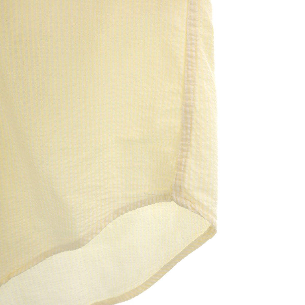 Polo by Ralph Lauren ポロバイラルフローレン 80s ヴィンテージ 緑タグ ボーイズ 半袖 オープンカラーシャツ 16 イエロー シアサッカー キッズ