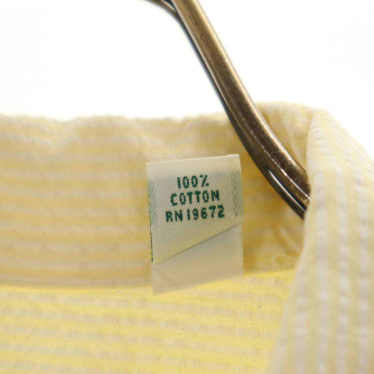 Polo by Ralph Lauren ポロバイラルフローレン 80s ヴィンテージ 緑タグ ボーイズ 半袖 オープンカラーシャツ 16 イエロー シアサッカー キッズ