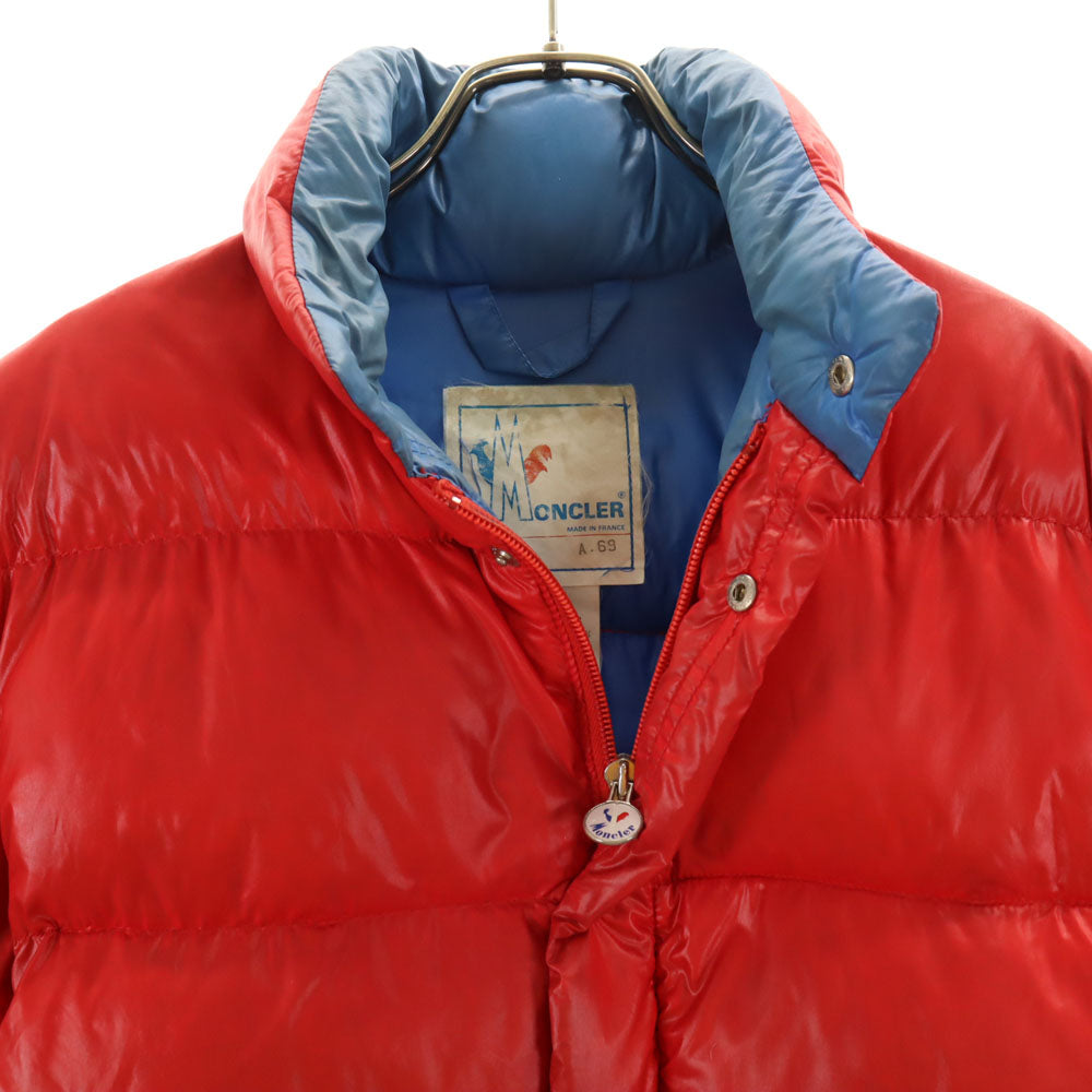 MONCLER モンクレール 80s 90s フランス製 オールド アシックス ダウンジャケット S レッド メンズ
