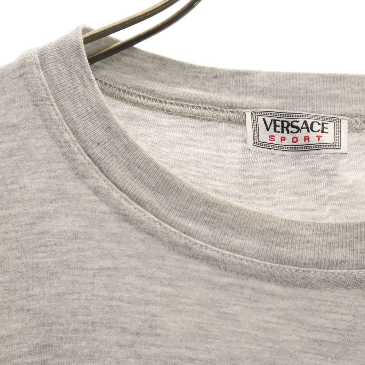 VERSACE SPORT ヴェルサーチ スポーツ 90s イタリア製 オールド 半袖 Tシャツ 50 グレー メンズ