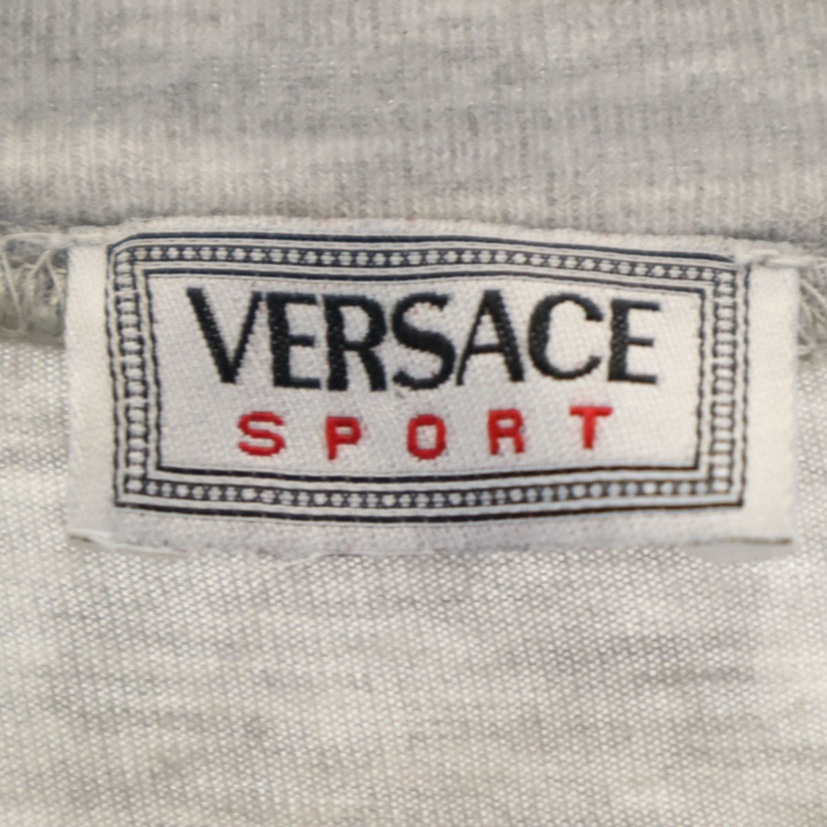 VERSACE SPORT ヴェルサーチ スポーツ 90s イタリア製 オールド 半袖 Tシャツ 50 グレー メンズ
