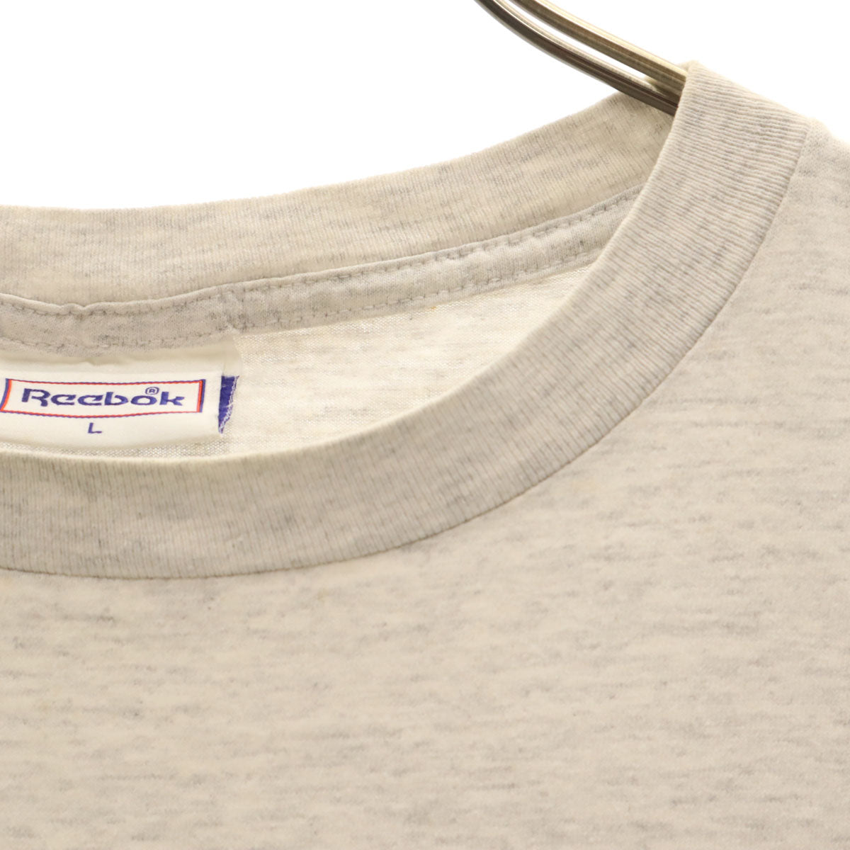 Reebok リーボック 90s USA製 オールド THE pump 半袖 Tシャツ L グレー シングルステッチ メンズ