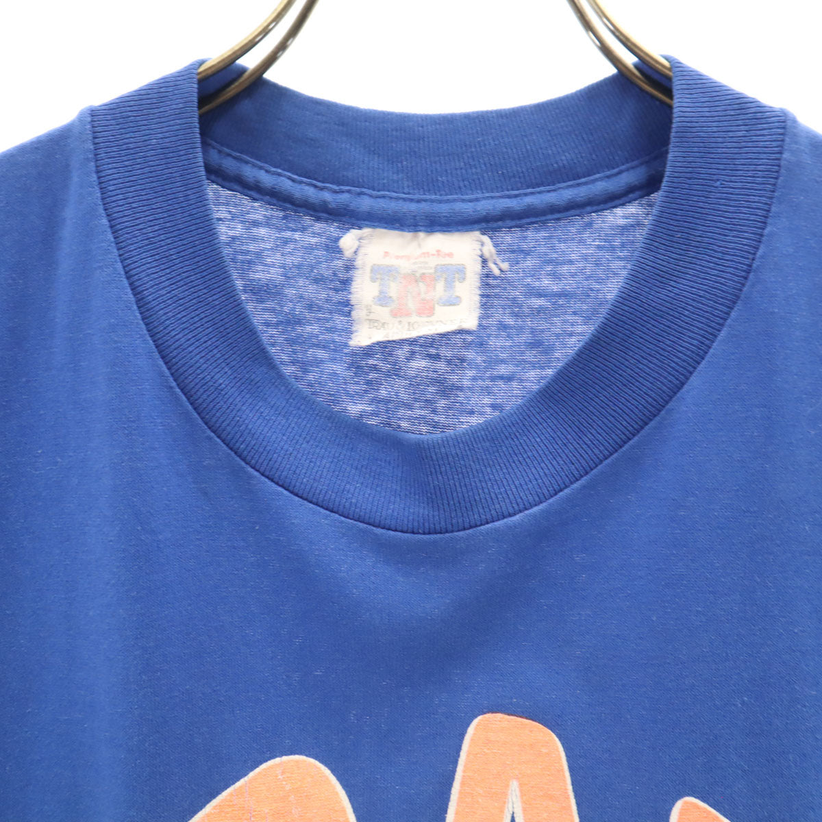 TNT 90s オールド DAD ノースリーブ Tシャツ XL ブルー メンズ