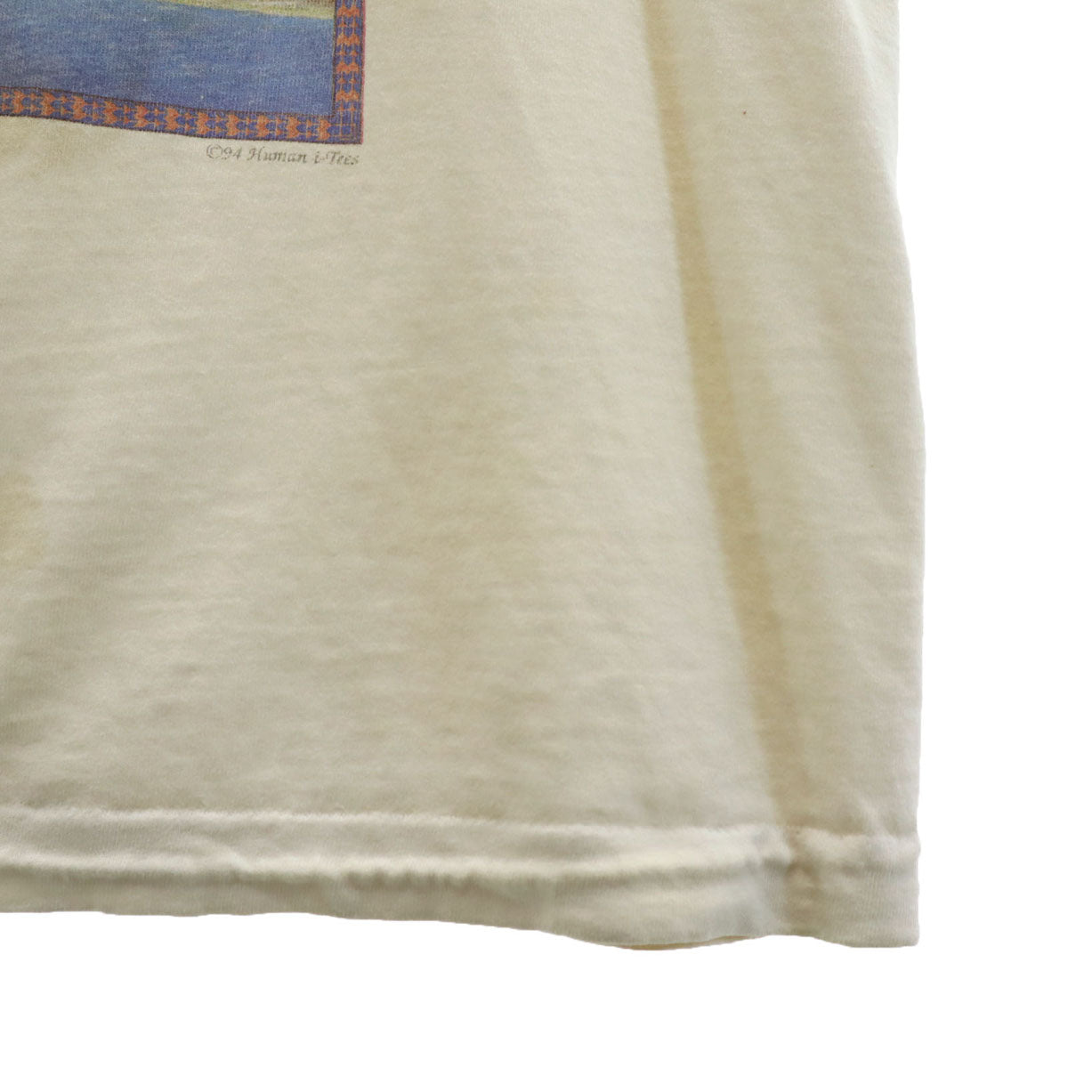 anbil アンビル 90s USA製 オールド 半袖 Tシャツ L アイボリー シングルステッチ メンズ