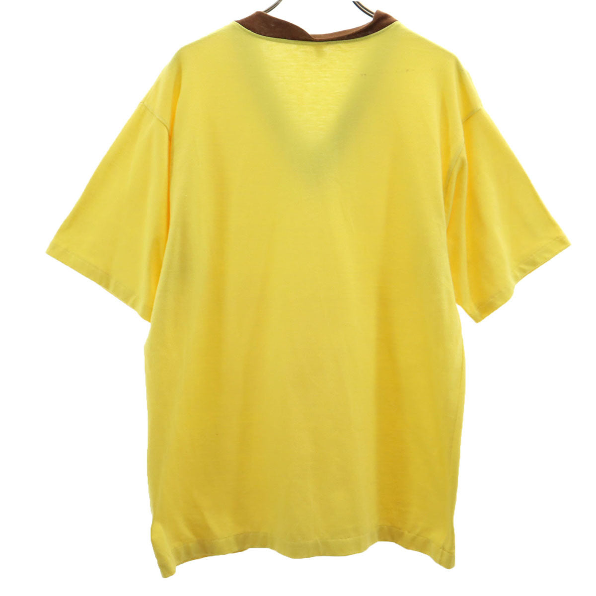 80s ヴィンテージ 半袖 Tシャツ イエロー系 メンズ