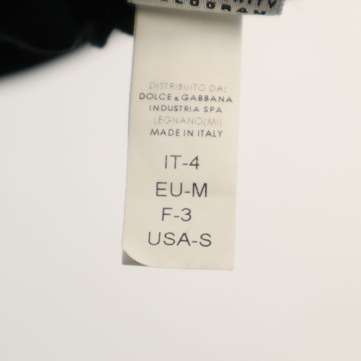 DOLCE&GABBANA ドルチェアンドガッバーナ イタリア製 半袖 Tシャツ S ブラック メンズ