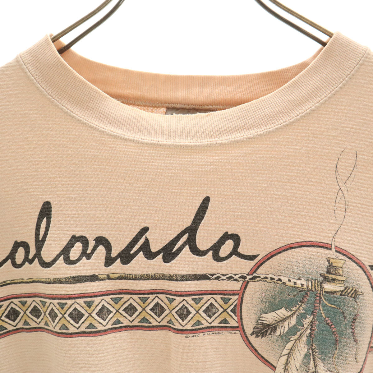 ONEITA オニータ 90s USA製 オールド 半袖 Tシャツ XL ピンク系 シングルステッチ メンズ