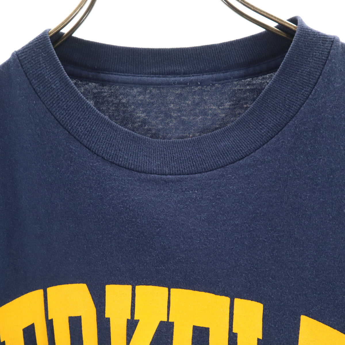 90s BERKELEY オールド 半袖 Tシャツ ネイビー系 シングルステッチ レディース