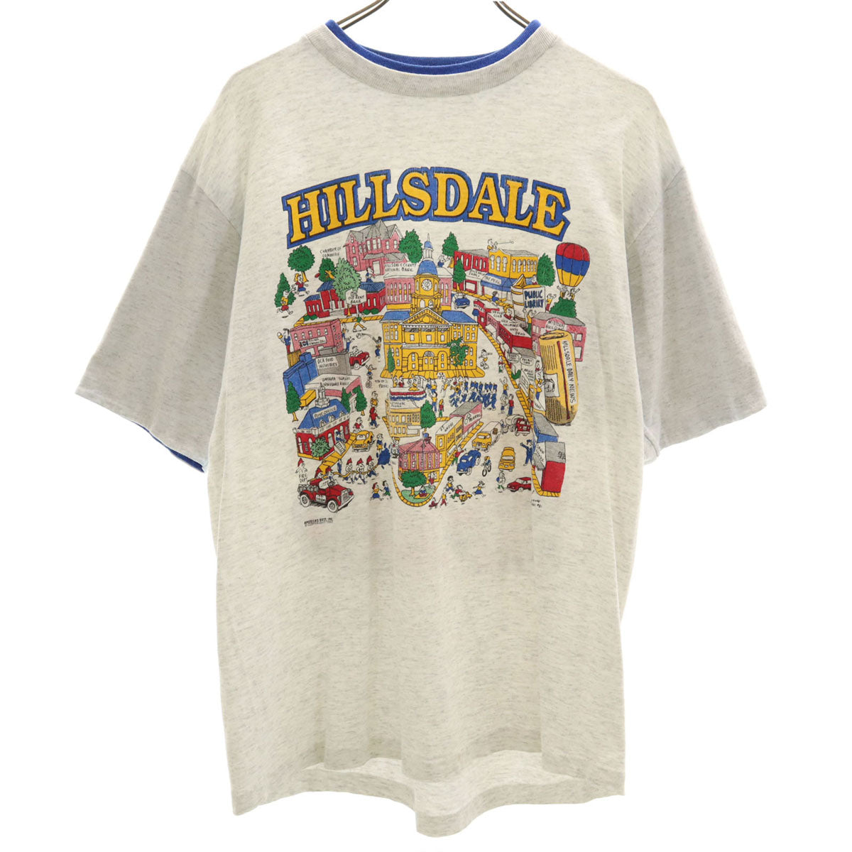 Tee Jays ティージェイズ 90s USA製 オールド 半袖 Tシャツ L グレー系 シングルステッチ メンズ