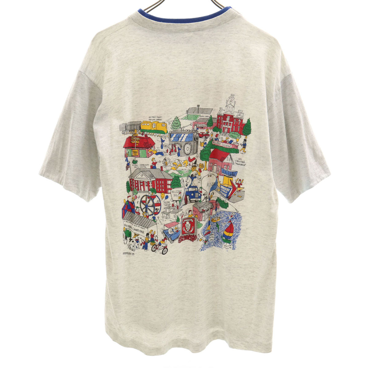Tee Jays ティージェイズ 90s USA製 オールド 半袖 Tシャツ L グレー系 シングルステッチ メンズ
