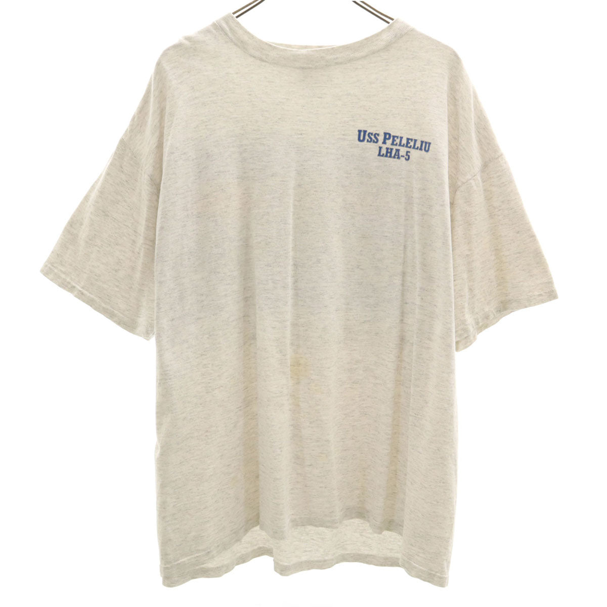 ONEITA オニータ 90s オールド バックプリント 半袖 Tシャツ XL グレー POWER-T シングルステッチ メンズ