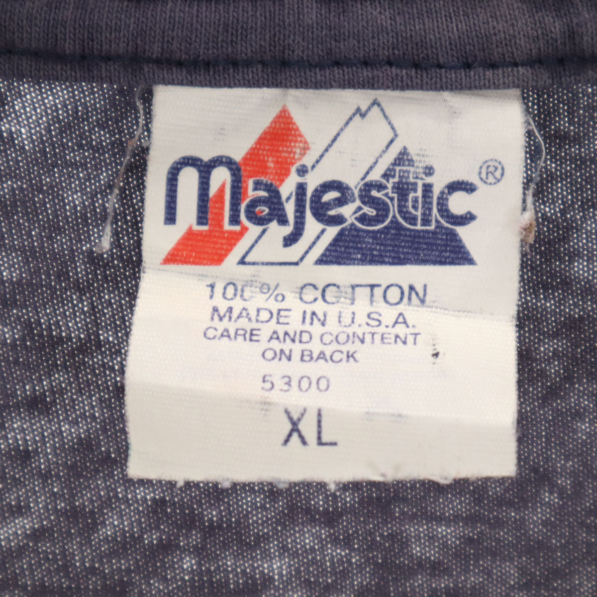 Majestic マジェスティック 90s USA製 オールド 半袖 Tシャツ XL ネイビー シングルステッチ RED SOX メンズ