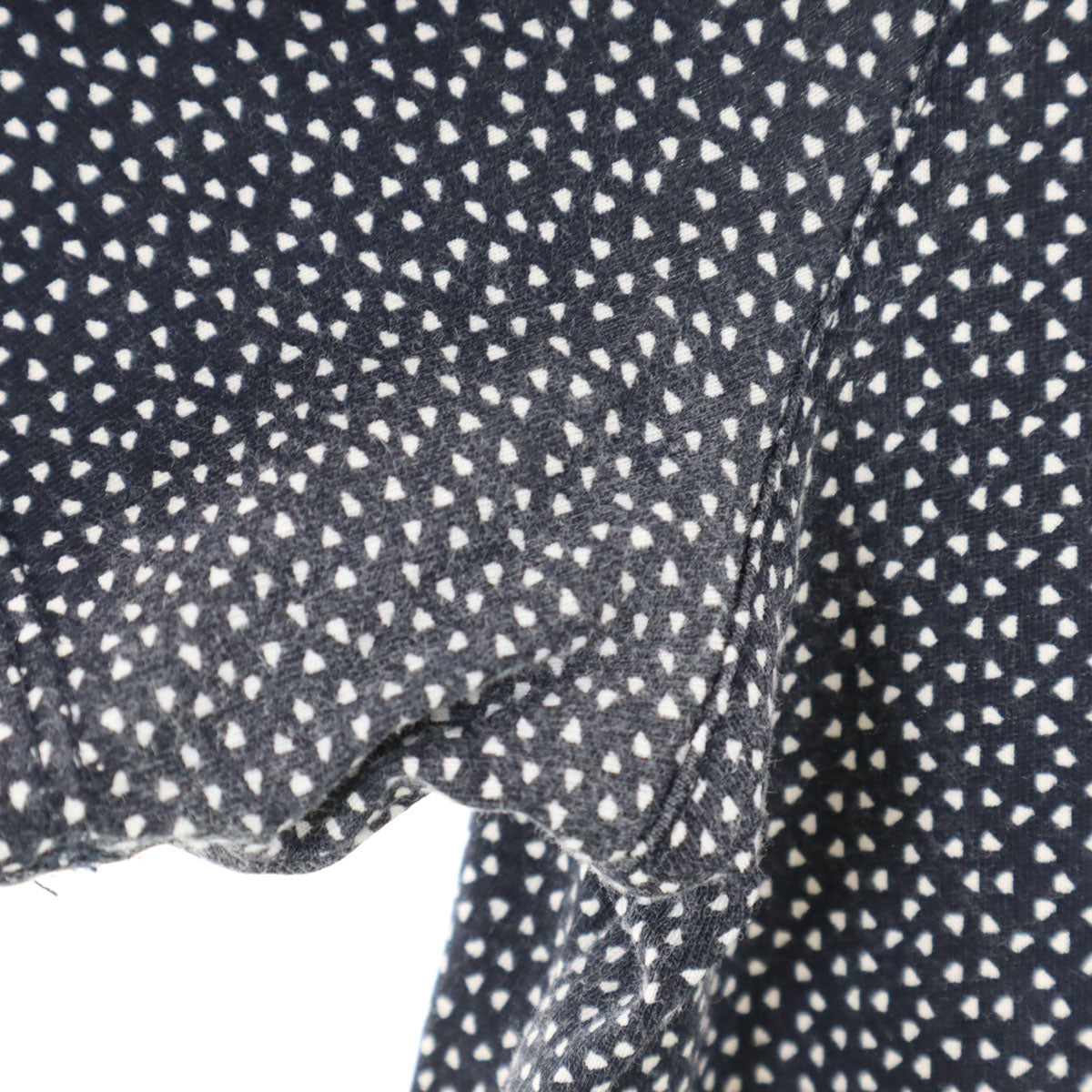 ARMANI EXCHANGE アルマーニエクスチェンジ 総柄 半袖 ポロシャツ M ネイビー メンズ