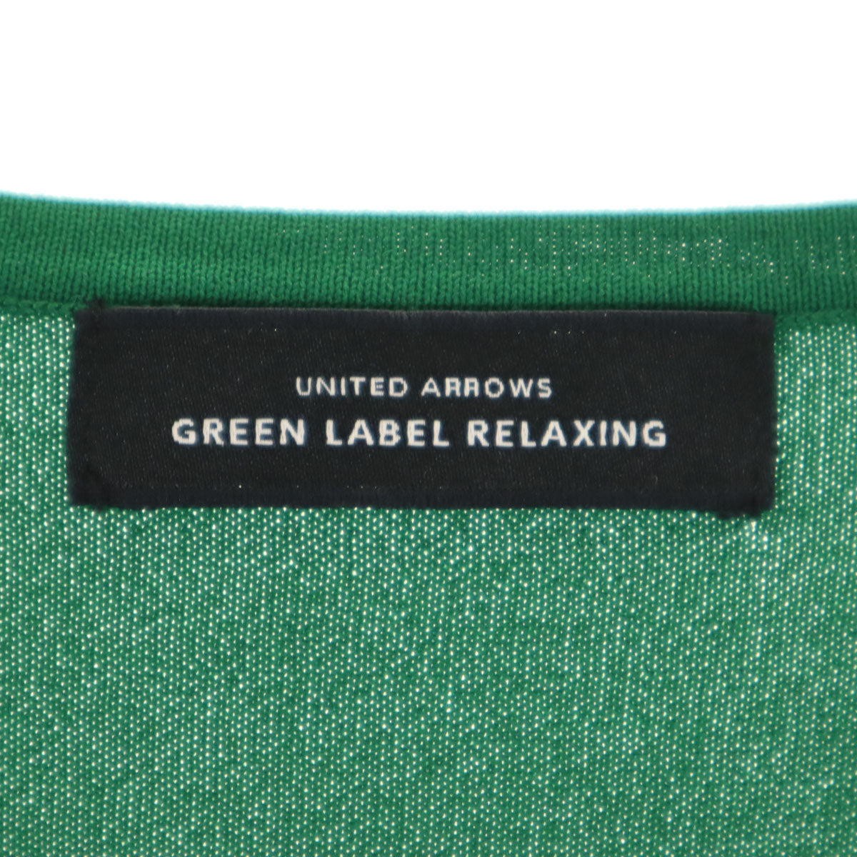 green label relaxing グリーンレーベルリラクシング 半袖 フォルム スリーブ プルオーバー ニット グリーン カットソー ユナイテッドアローズ レディース